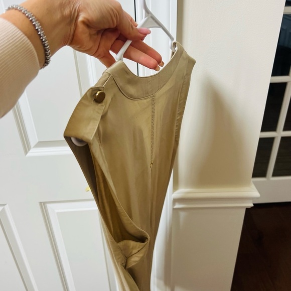 Calvin Klein Cream Pleated Tunic with Mandarin Collar size medium - Picture 8 of 8